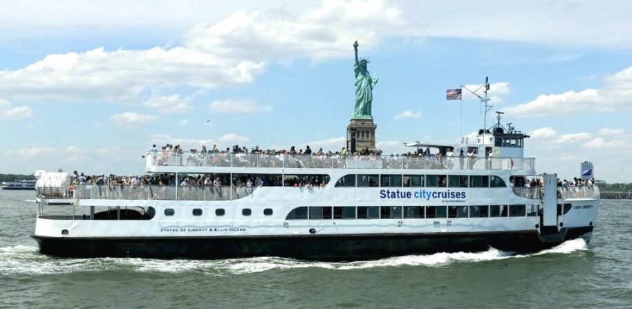 Statue Cruises ferry near Liberty Island